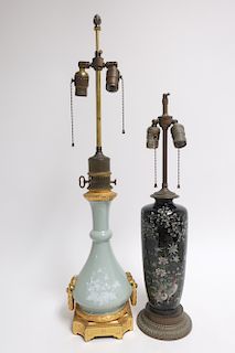 Two Vases as Lamps