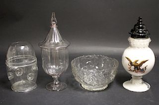 5 Various American Glass Items, 19th & 20th C