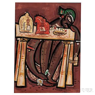 K. Sreenivasulu (1923-1995) Folk Painting