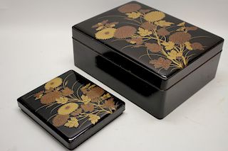 Japanese Matching Artists/Calligraphers Boxes