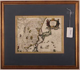 Matthaus Merian, China Map, c.1649