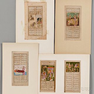 Five Illuminated Folio Manuscripts