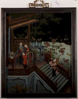 Chinese Reverse Painting on Glass