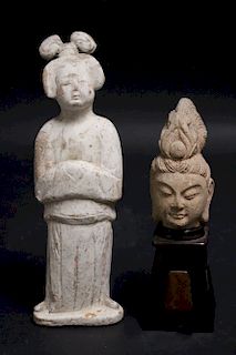 Tang Guanyin Head and Lady