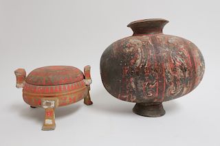 Two Chinese  Han Vessels