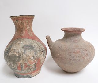 Chinese Painted Pot and Kendi