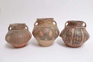 Three Chinese Qijia Neolithic Vessels