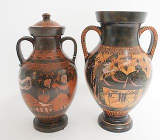 2 Copies Attic Pottery Amphora - Akron Art Cente
