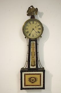 New Hampshire Banjo Clock attr. Levin Hutchins