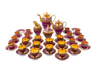 A French Porcelain Tea and Coffee Service