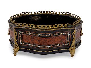 A Napoleon III Boulle Marquetry Jardiniere