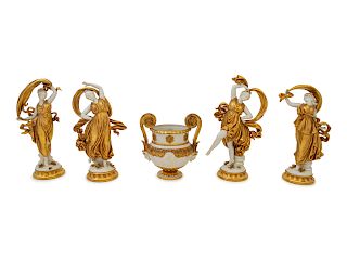 A Collection of Capo di Monte Porcelain