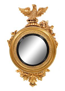 A Regency Style Giltwood Mirror