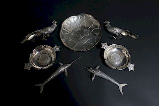 Seven Silver Pieces, Tiffany & others