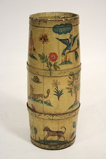 Painted Decorated Umbrella Stand