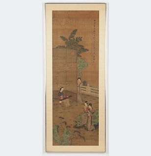 18th C. Chinese Painting on Silk