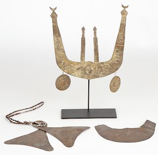 Rare Collection of Sumba Metal Body Decorations