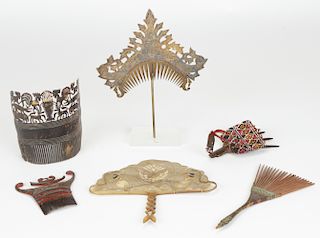 Fine Collection of Decorative Combs (6)