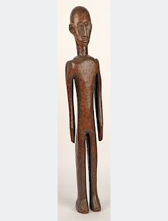 Wood Carving of a Standing Figure, Oceania