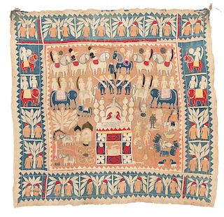 Indian Kanduri Ceremonial Cloth, Early 20th C. 