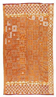  Indian Silk Phulkari Textile