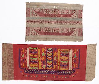 2 Lampung, Sumatra Textiles