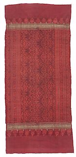 Antique Indonesian Silk Ikat with Songket
