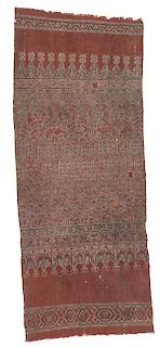 Rare 19th C. Pua Kumbu Sungkit Textile, Borneo