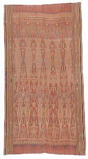 Antique Pua Ikat Textile, Iban