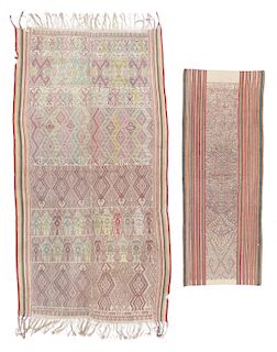 2 Old Iban Textiles 
