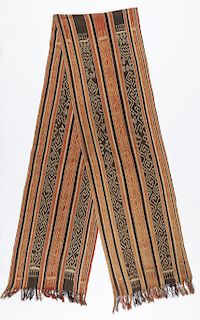 Toraja Long Ceremonial Ikat Textile