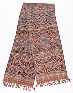  Toraja Long Ceremonial Ikat Textile