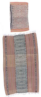 2 Old Cotton Ikat Textiles, West Timor