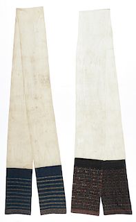 2 Rare Burmese Tribal Textiles, Chin Loincloth