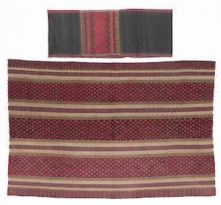 2 Antique Chin Textiles, Myanmar