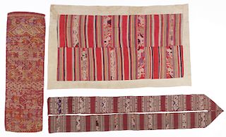 3 Antique Lao Textiles