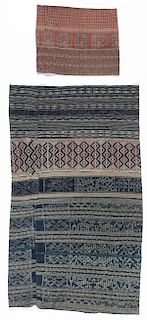 2 Rare Li People Textiles, China
