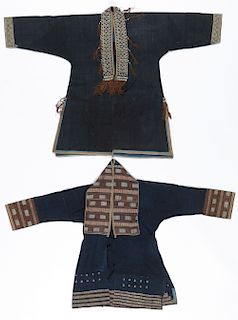 2 Old Indigo Jackets, Yao People, China