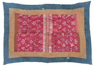 Woven Silk Brocade Wedding Blanket, China
