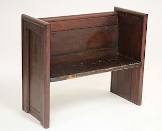 Small Antique Church Pew