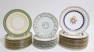 Mixed Collection Porcelain Luncheon/Salad Plates