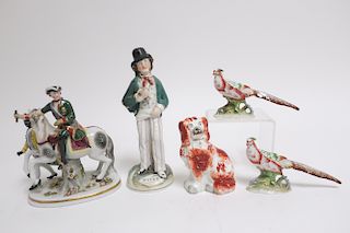5 Porcelain Figures and Animals