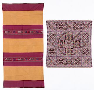 2 Old and Rare Philippine Textiles