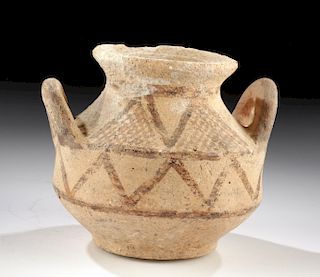 Mycenaean Pottery Pyxis