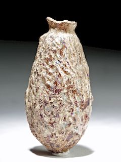 Roman Sidonian Glass Date Bottle - Beautiful Surface