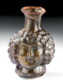 Fine / Petite Roman Glass Head Flask