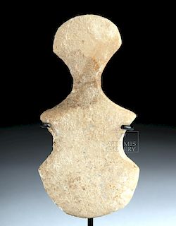 Anatolian Early Bronze Age Marble Violin Idol