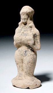 Early Babylonian Pottery Goddess w/ Huge Breasts