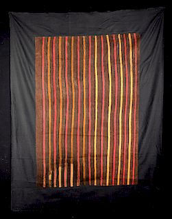 Large Proto Nazca Polychrome Textile w/ Stripes
