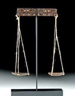 Chimu Wood Scale with Inlay - Birds